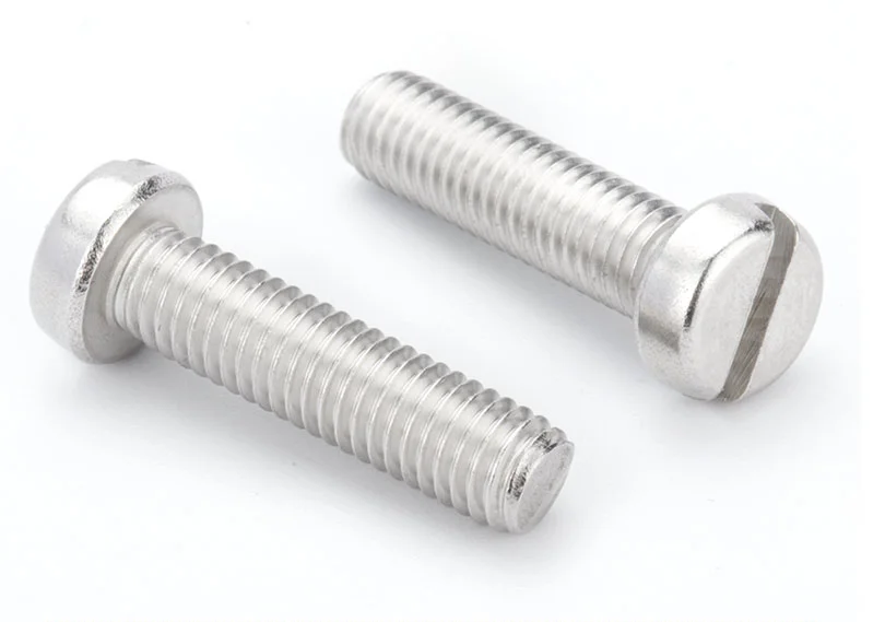 10/50pcs M3 M4 M5 M6 M8 304 A2-70 stainless steel GB65 Slotted Cap Head Slot Column Round Cheese  Screw Bolt Length=4-100mm