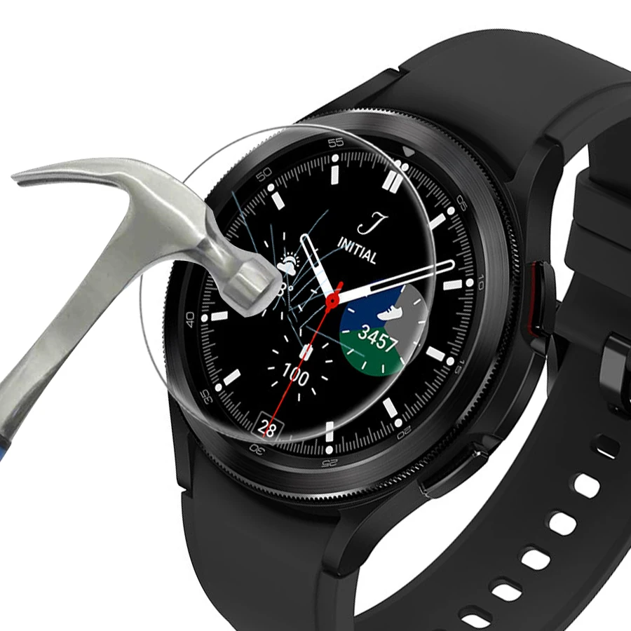 

Tempered Glass For Samsung Galaxy Watch 4 44mm 40mm Watch4 Classic 46mm 42mm Accessorie HD Clear Hydraulic Film Screen Protector