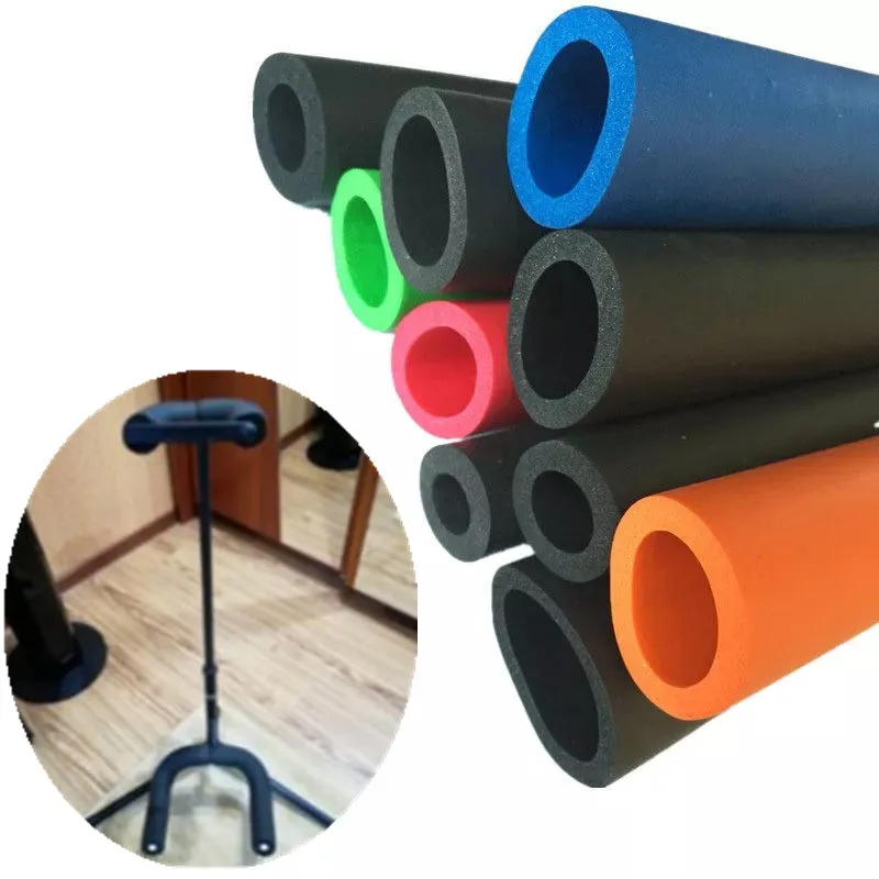 1M Sponge Foam Rubber Tube Wrap Thermal Insulation Pipe for Fitness Equipment Handle Bars grips decorative protective sleeve