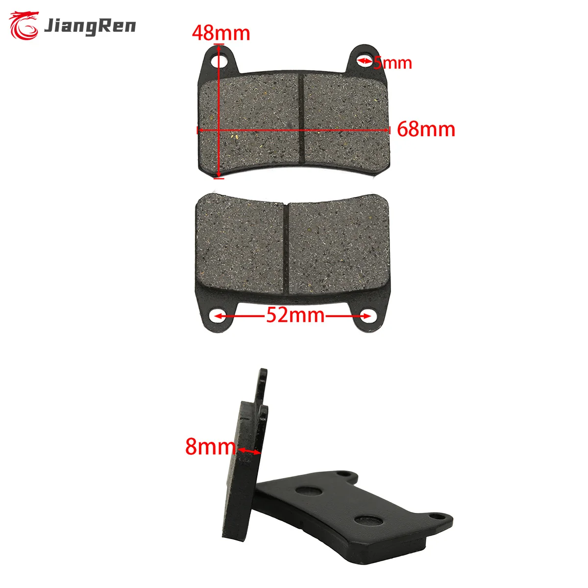 Front Brake Pads for Benelli BN 302 TNT 300 STELS 300 FLAME 200 Keeway RKV Generic KSR CODE VLM VLC Blur 125 150 200 RKX 300