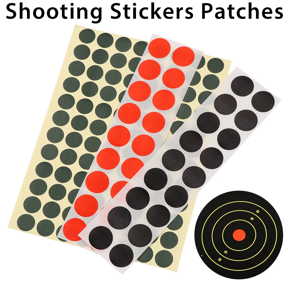 

0.8'' 900/2100Pcs Paper Self Adhesive Target Paster Shooting Stickers Patches For Training Hunting Pratice Paintball Accessories