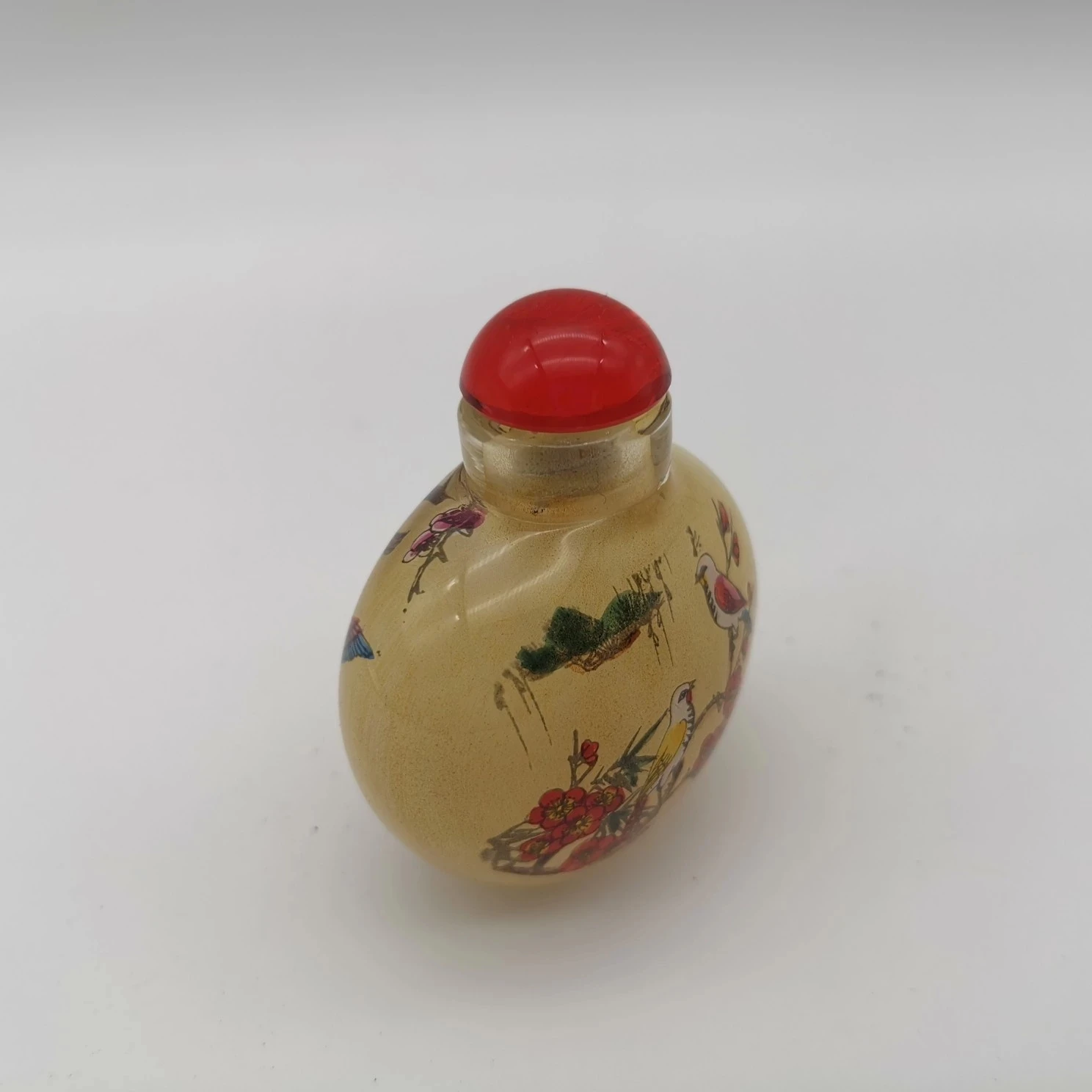 Antique Collection Glass Landscape Snuff Bottle Chinese Handwork Bottle China
