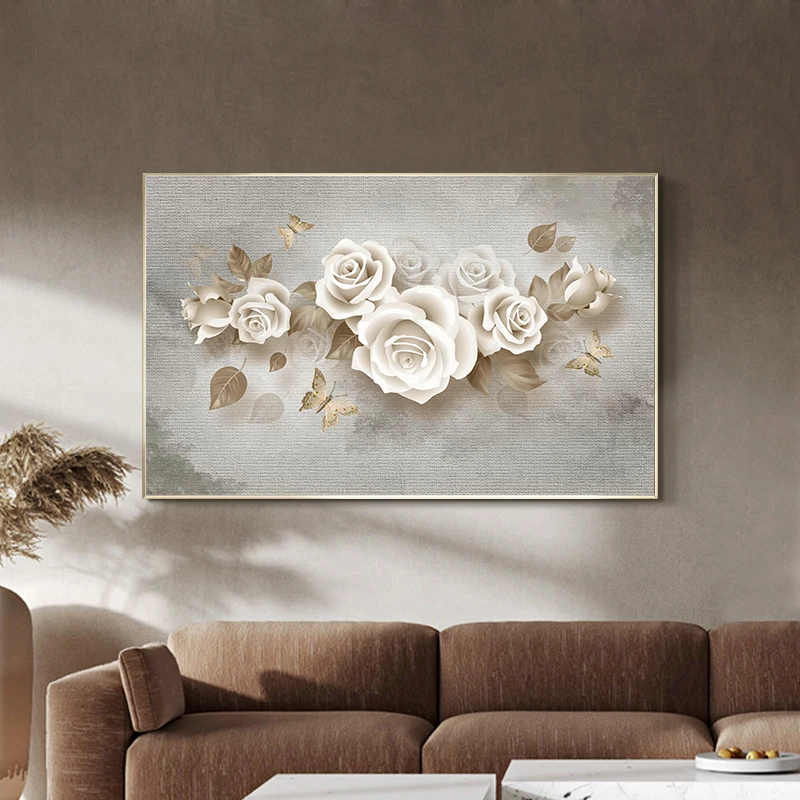 

Flower Canvas Art Painting Posters and Prints Cuadros Wall Art Picture for Living Room Home Deco