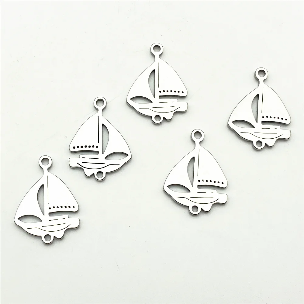 Mixed Ocean Boat Rudder Charms diy Findings Bracelet Connector Boat Anchor Rudder Pendant Drop Sell