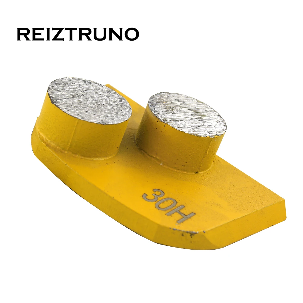 REIZTRUNO 1 ピース 2 ボタンセグメントコンクリート用研削靴、 Lavina 研削ツール床研磨ブロック