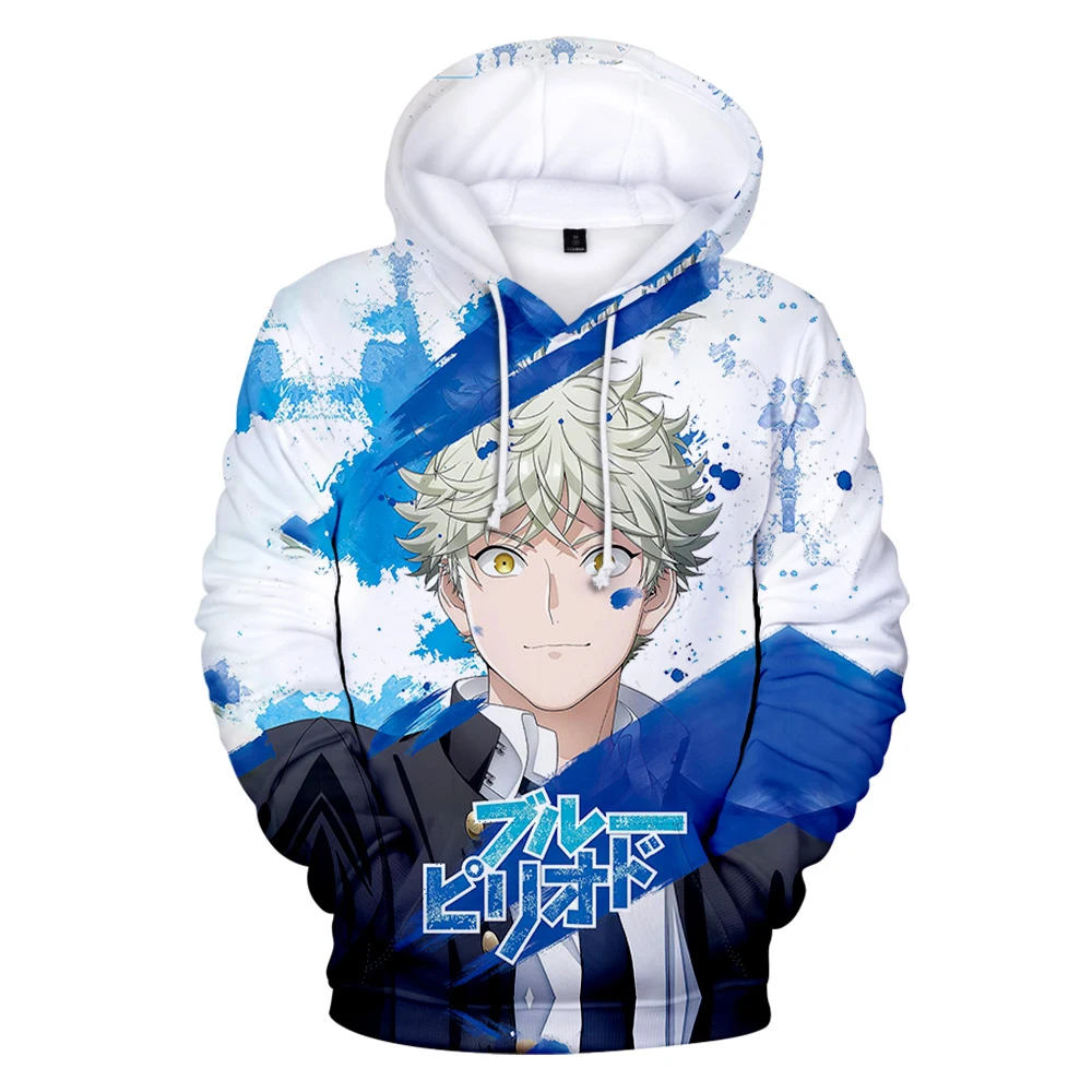 2021 Manga Blue Period Hoodie 3D Long Sleeve Women Men Sweatshirt Unisex Harajuku Streetwear Japanese Anime Clothes