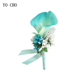 Broche de novio para mujer, alfiler de boda, flor de Cala, ramillete, planificador de boda, ramillete de flores