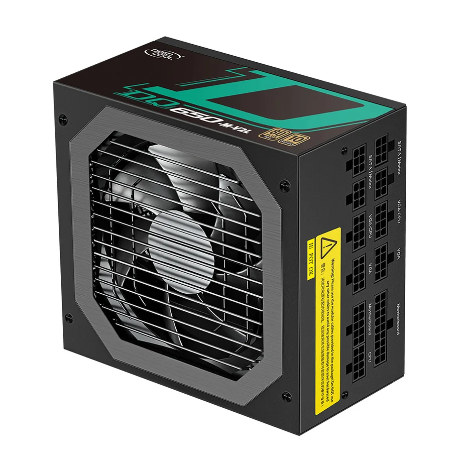 

DEEPCOOL DQ650-M-V2L 650W 80 PLUS gold medal copper full module power supply rated 650W computer desktop host silent