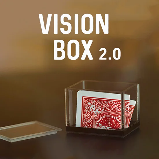 Caja de visión 2,0 de Joao Miranda, cartas para trucos de Magia, mazos de Magia, accesorios para trucos de artista de primer plano, mentalismo, Predicción de Magia, diversión