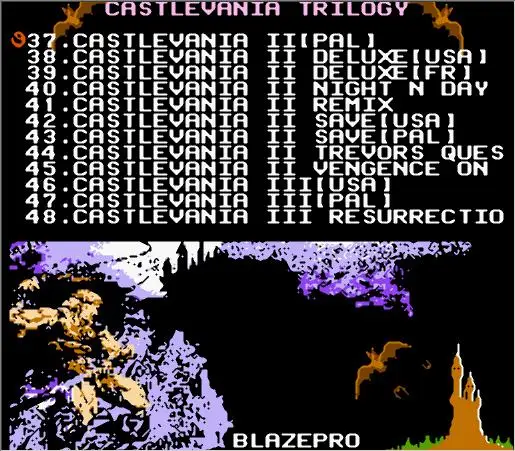 CASTLEVANIA I, II, III COLLECTION 48 in 1 Game Cartridge for NES/FC Console