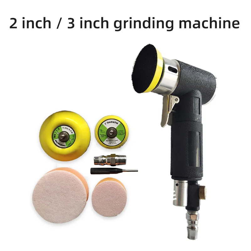 

ATPRO 2/3Inch Pneumatic Mini Grinding Machine Sets For Car Polishing High Speed Air Powered Polishing Air Grinding Set