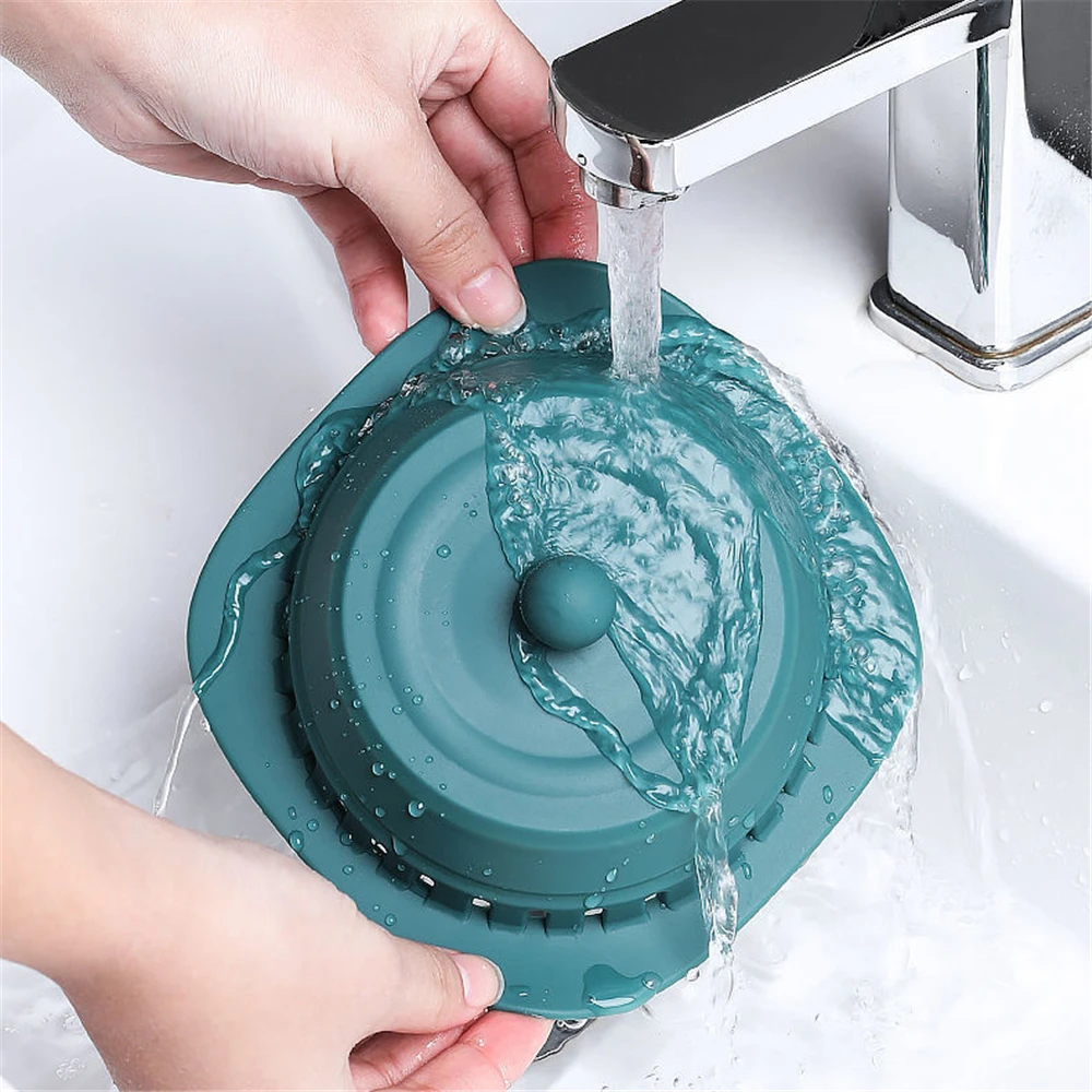 Floor Drain Cover Strainer Kitchen Sink Filter Shower Drain Hair Catcher Stopper Deodorant Anti-Clogging Bathroom Accessories