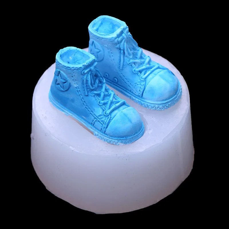 3D basketball shoes crystal silicone mold DIY handmade key chain pendulum pendant 15-1036