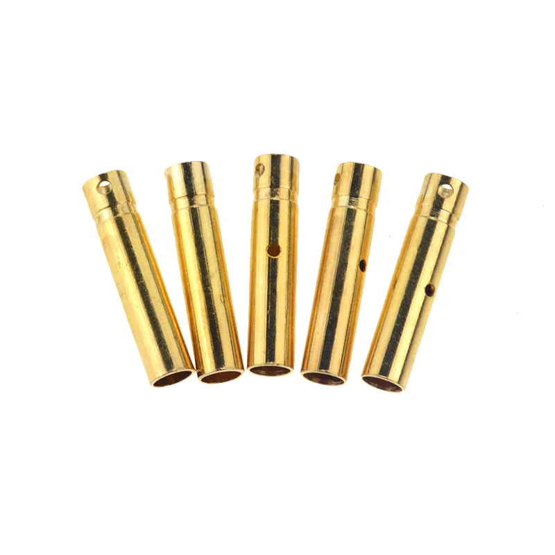 10Pair 4mm RC Battery Gold-plated Bullet Banana Plug Male Female Bullet Banana Connector