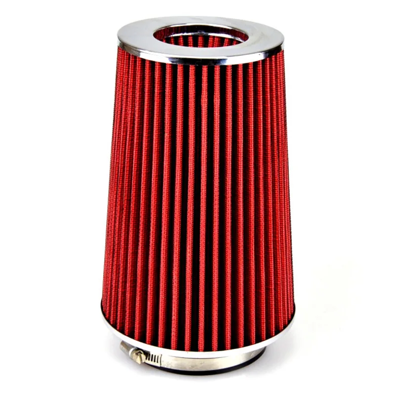1pcs Car Air Filter 76mm89mm101mm Universal Clamp-On Air Filter: High Performance, Washable Filter: Round Tapered