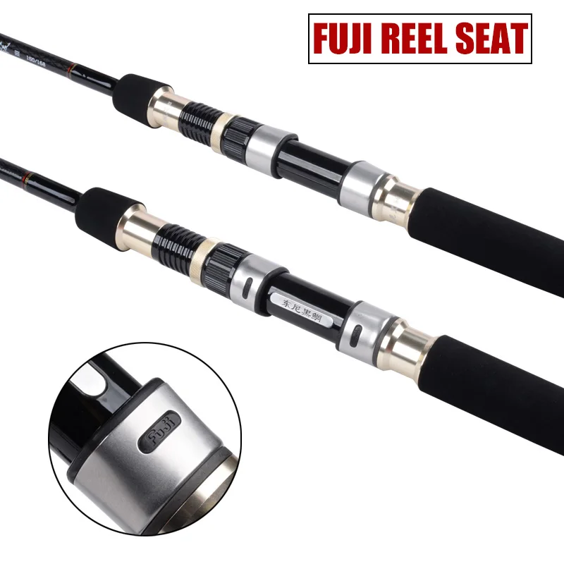 Seekbass Cuttlefish Fishing Rod Super Light Saltwater Squid Boat Fishing Sensitive Light Jigging Rod 2 Titanium Tips