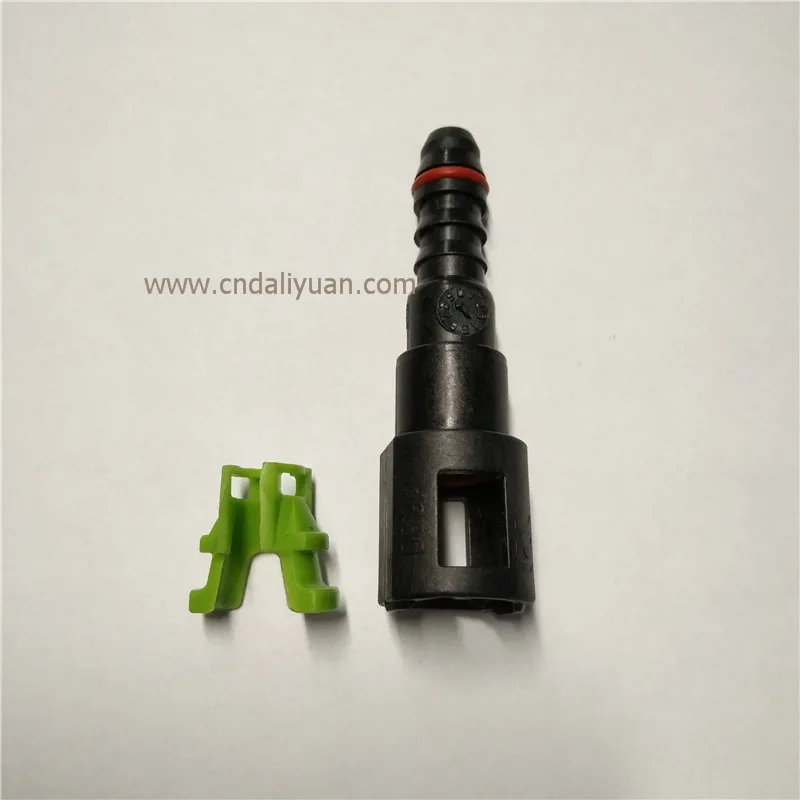 6.30mm ID6 SAE Fuel tube fittings auto plastic Fuel line quick connector female gasoline connector for Honda CRV CIVIC FIT 2pcs