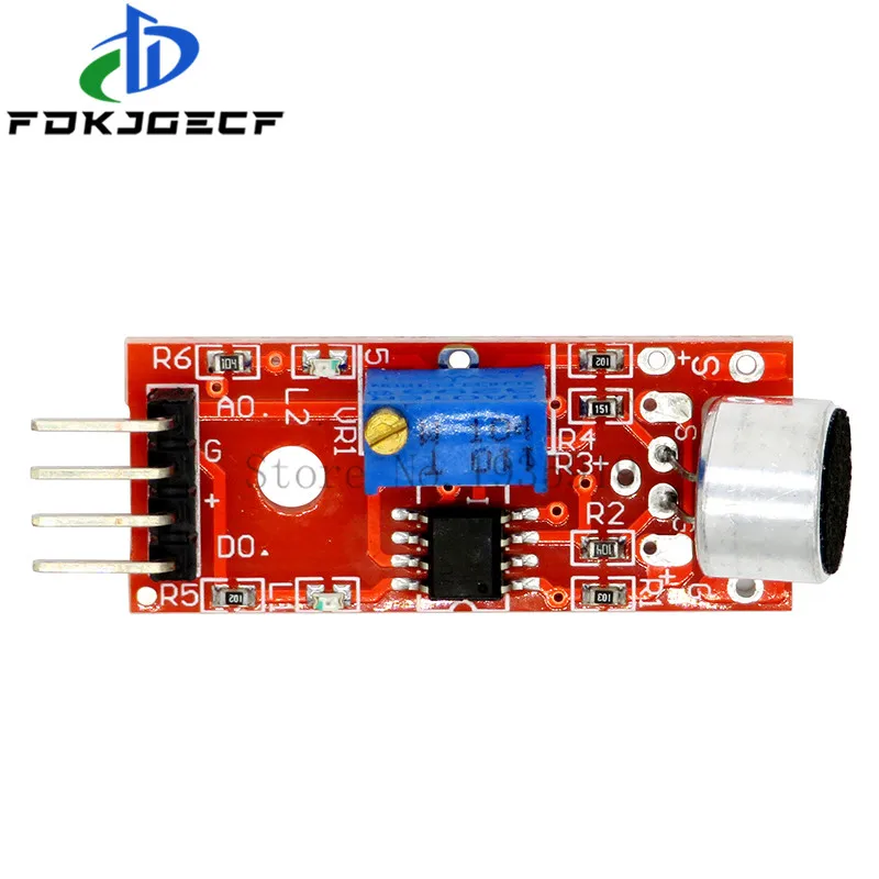 KY-037 Sound sensor module sound control sensor MAX4466 MAX9814 switch detection whistle switch microphone amplifier For Arduino