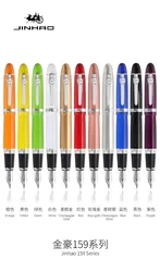 Jinhao 159 авторучка высококачественные чернила в перьевые ручки перо 0,5 мм каллиграфическая ручка Vulpen Boligrafos De Marca Lujo модное Новогоднее пуховое Фуэнте