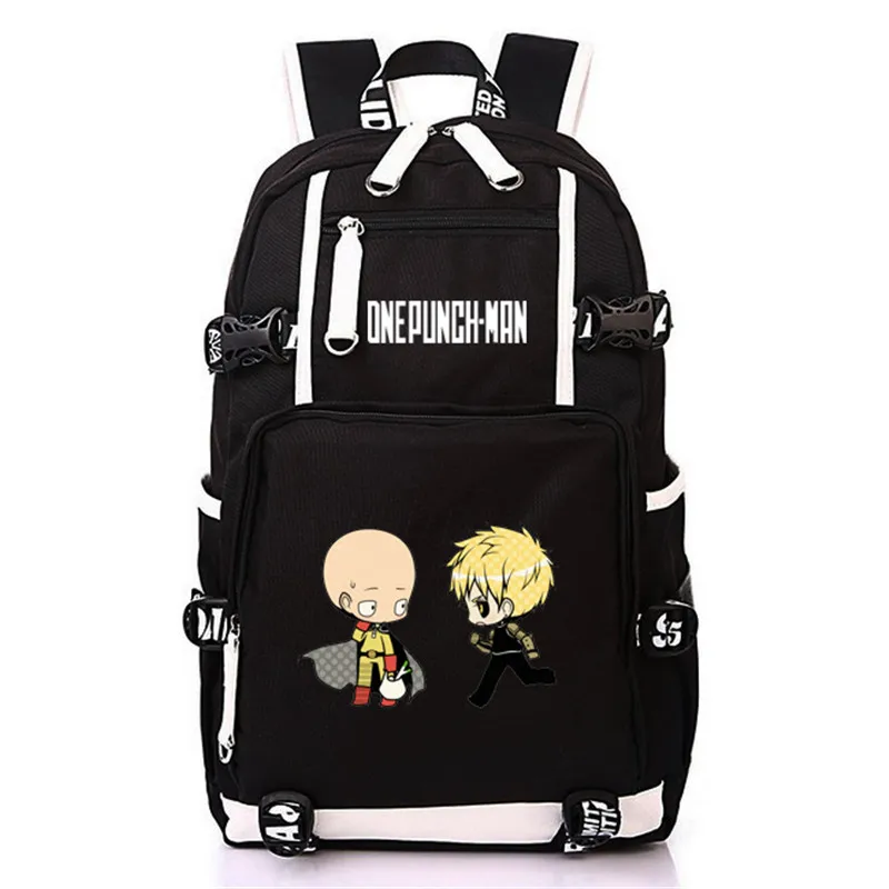 ONE PUNCH-MAN Anime Men Backpack Gift Pen bag Oxford School Bags USB Charging Laptop Backpack Women Travel Bagpack Girls Bookbag