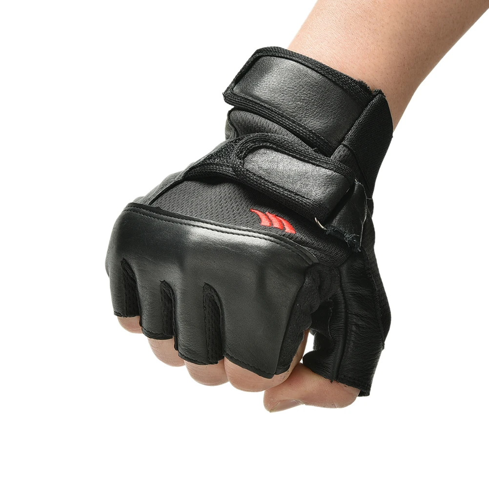 Men Weight Lifting Gym Exercise Training Sport Fitness Sports Car Leather Gloves