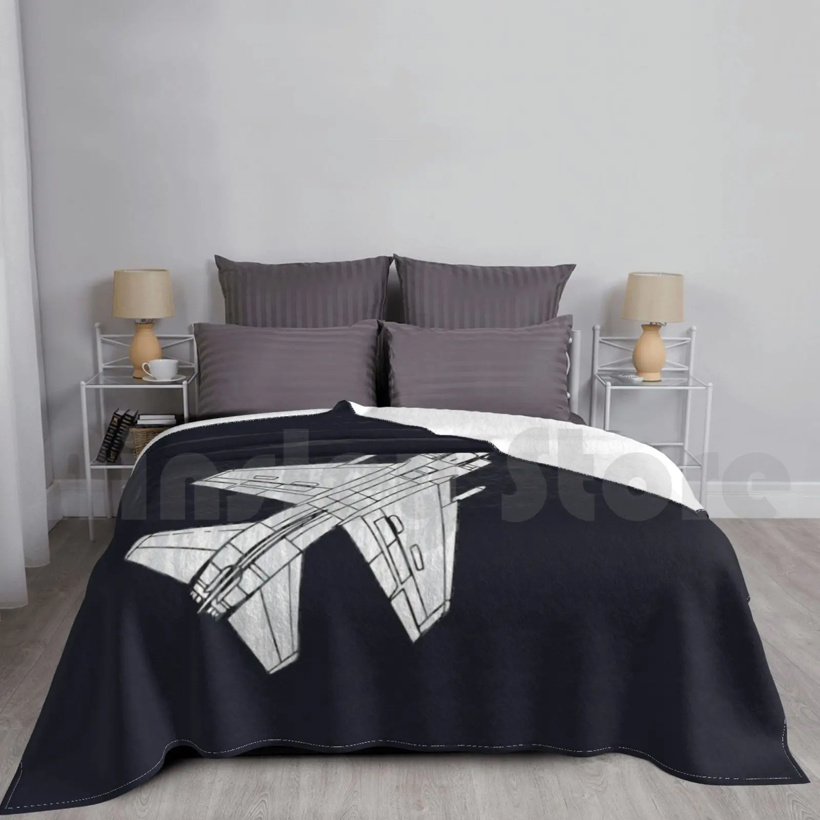 Mirage F 1 Fighter Plane Blanket For Sofa Bed Travel Mirage F 1 Fighter Plane French Air Force