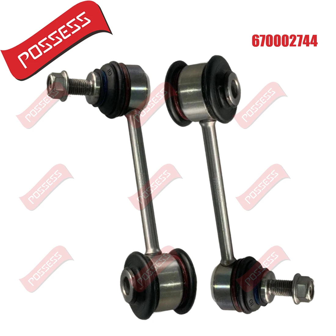 A Pair of  Rear Axle Sway Bar End Stabilizer Link Ball Joint For Maserati Quattroporte M156 Ghibli M157， OE 670002744  ,L=R