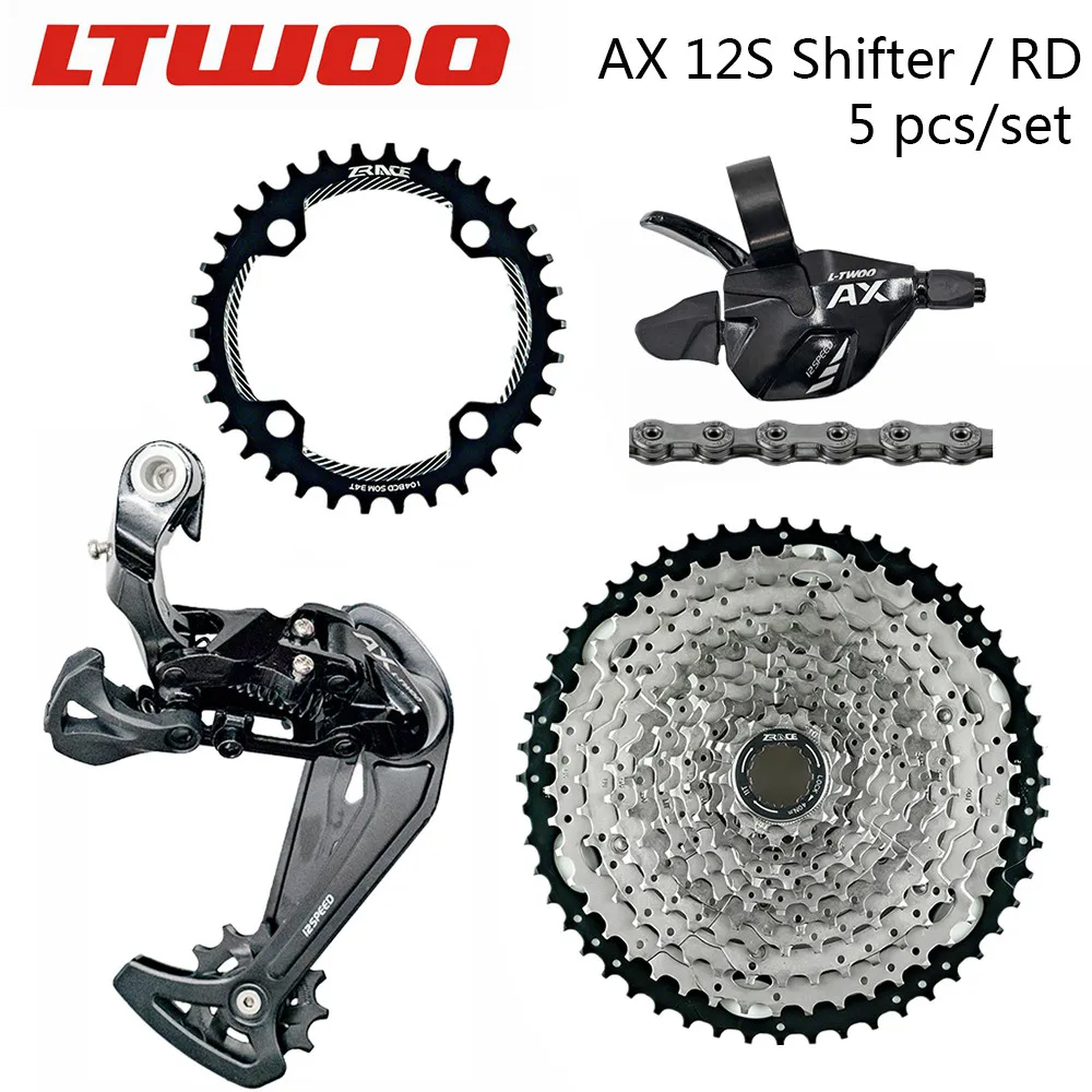 

2024 NEW LTWOO AX12 Speed Bicycle Trigger Shifter+Rear Derailleur+Cassette 52T+S12 Chain MTB Bike Groupset for PCR BEYOND EAGLE