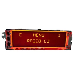 Car Original Screen Support USB AUX Red  Dashboard Multi-Functional Display Screen 12 pin Suitable 307 207 308 408 3008 C4 C5