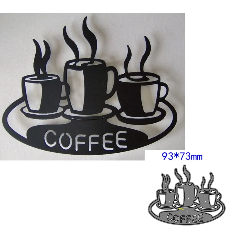 metal cutting dies cut die mold coffee decoration Scrapbook paper craft knife mould blade punch stencils dies