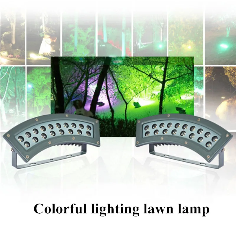 Colorful Lighting Lawn Lamp Super Bright 18W 220V Tree Lamp Waterproof Lighting Floodlight Projection Lamp Tree Hug Lihts