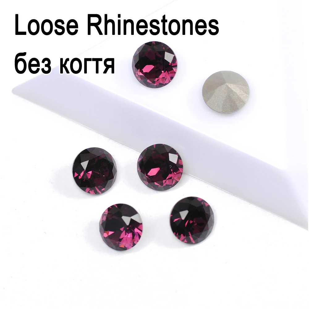 Amethyst Color Brilliant Cut K9 Glass Rhinestones With Claw Sew On Crystal Stones Strass Diamond For Clothes Dress Crafts