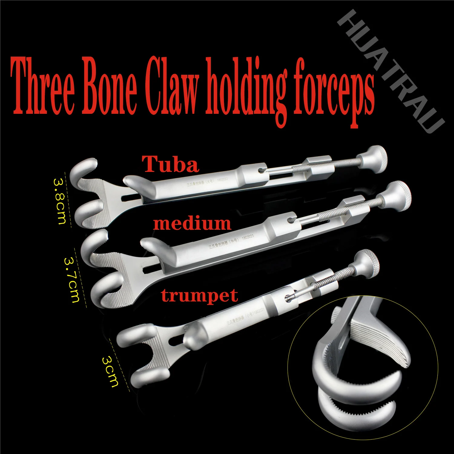 Orthopaedic instruments medical three claw bone holding forceps push bone holding forceps three claw reduction forceps bone fixa
