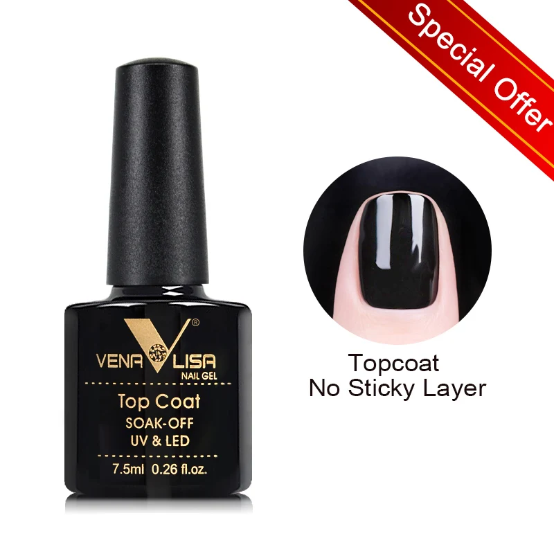 Venalisa reflecterende nagelgellak Sparkle Shining Glitter semi-permanente nagelmanicure losweken UV LED-kleurengellak