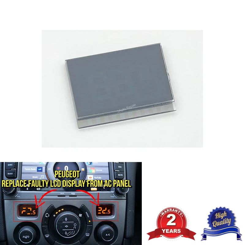 Air Conditioning Module Screen ACC Panel LCD Display for Peugeot 308 308CC 408 2007-2013