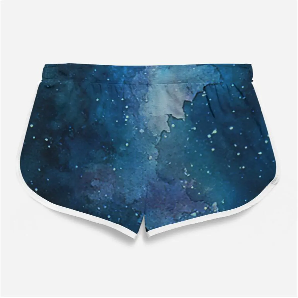 PLstar Cosmos Summer Casual Shorts Galaxy 3D Printed Trousers Girl For Women Shorts Beach Shorts