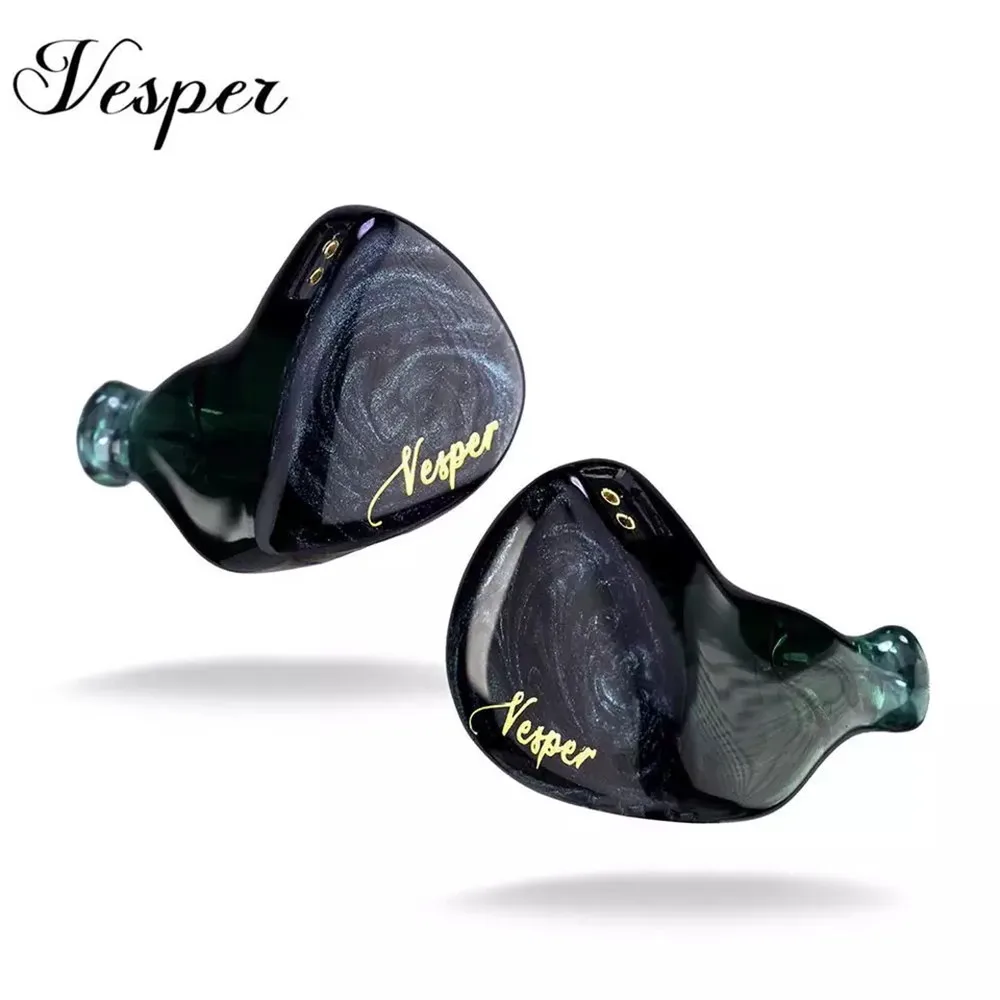 QOA Vesper 1BA + 1DD في الأذن سماعة الهجين سائق سماعة HIFI DJ رصد سماعات أذن مع كابل للانفصال ZSTX SIF S2 PRO