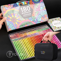 48/72/120/160/180 Colors Wood Oil Artist Colored Pencils Set with Bag for Drawing Sketch Coloring Books Gifts Art Supplie