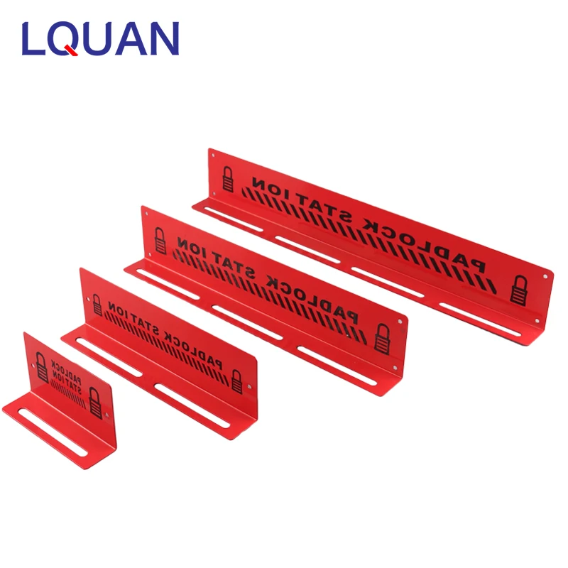 Custom Warning Label Metal Padlocks Board Lockout Station with 5 Locks