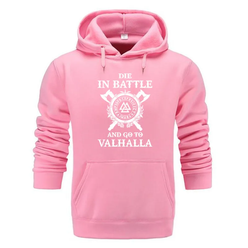 Odin Vikings Sweatshirt Men Die In Battle And Go To Valhalla Hoodie Crewneck Sweatshirts 2021 Winter Autumn Hip Hop Streetwear