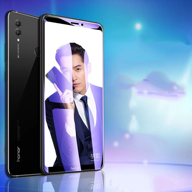 For Huawei Mate 20X Anti Blue Tempered Glass Screen Protector For Honor Note 10 8X Max Full Cover Anti Blue-ray Protective Glass view 3