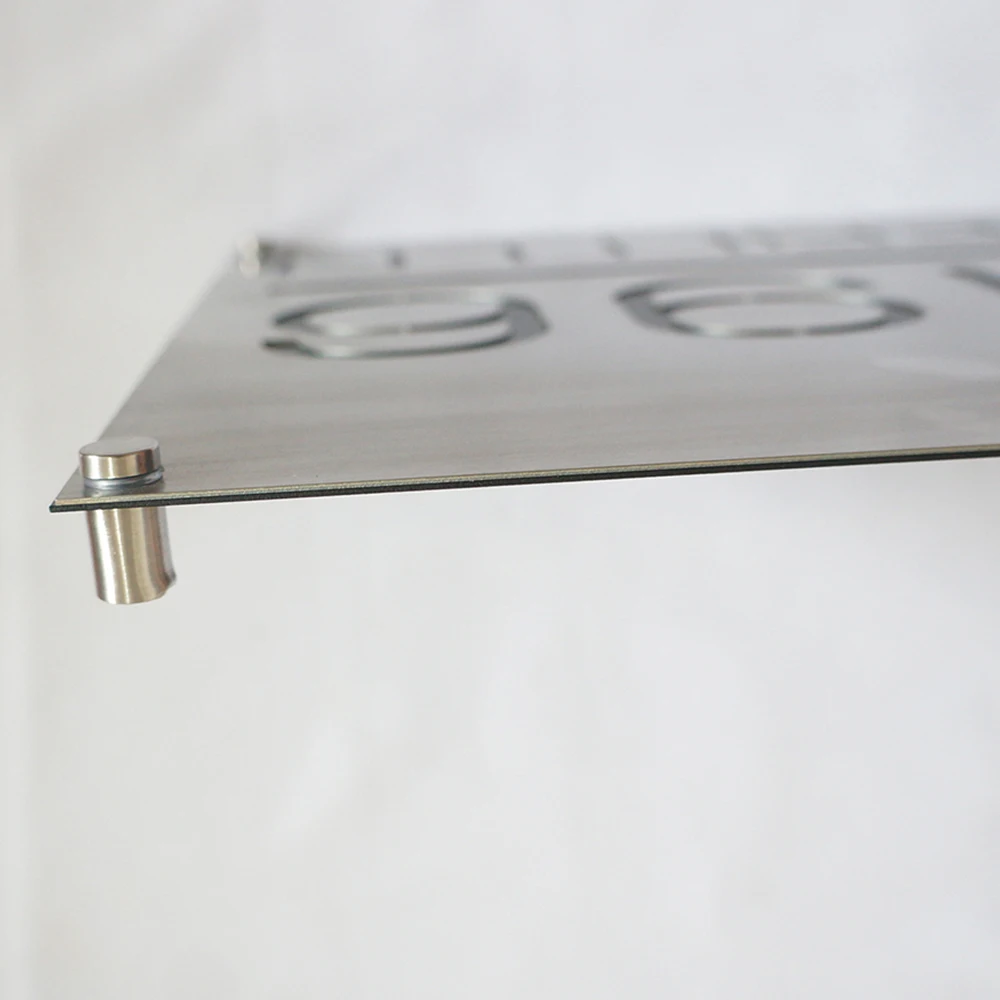 Imagem -05 - Sinalização de Números à Prova d Água para Casa Externa Acabamento Escovado