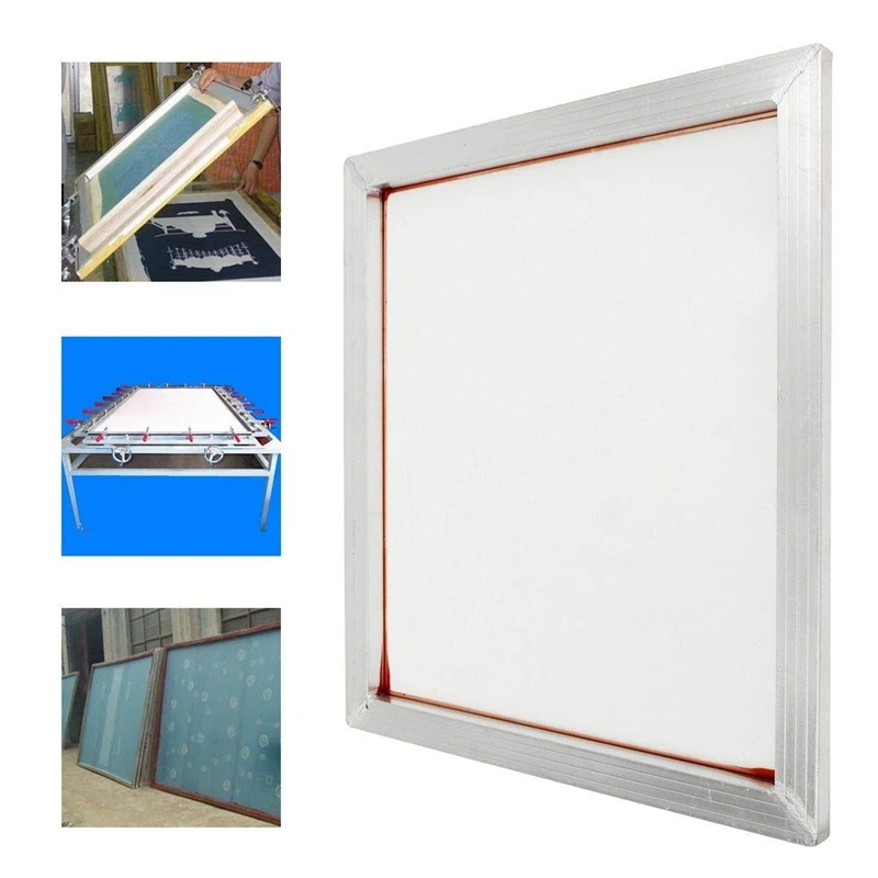 2Pcs A4 Screen Printing Aluminum Frame Stretched 120T Silk Screen Polyester Screen for Printed Circuit Board