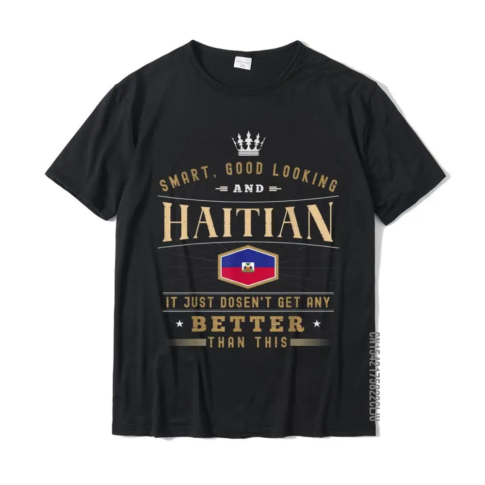 Haitian Shirt Gift Funny National Proud T-Shirt T Shirt Coupons Geek Cotton Men Tshirts Geek