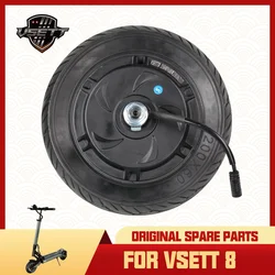 Original VSETT 8 Inch Motor With Solid tire and Drum Brake Only for VSETT 8 VSETT8 Electric Scooter 48V 600W 200×60mm MACURY