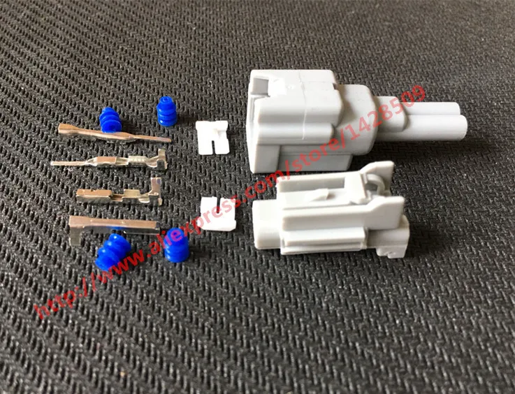 1 Set Kit 2 Pin 7282-7770-40 Female And Male Auto Wiring Harness Connector Plug Socket