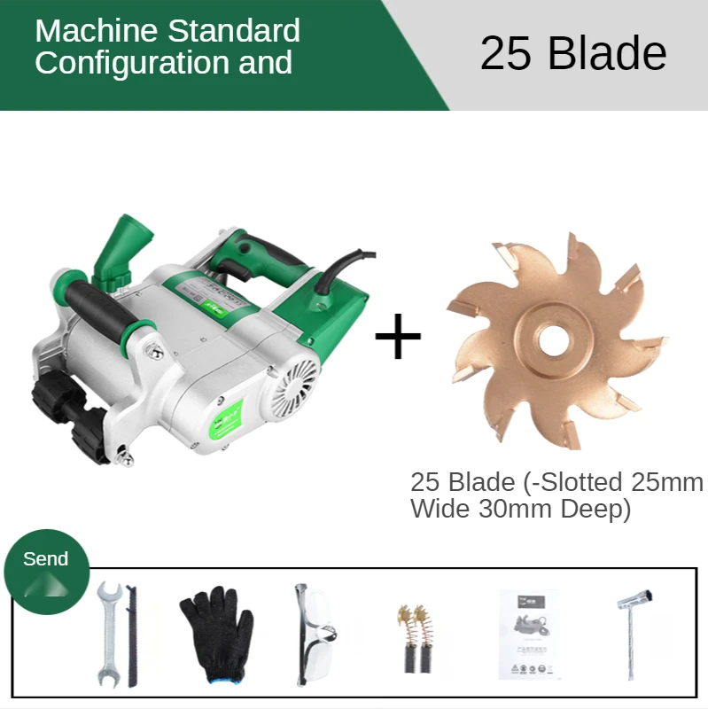 1PC 1100 Watt 35MM Industrial Wall Chaser Machine Wall Groove Cutting Machine/ Line Slot Machine Wall Chaser Machine 220V