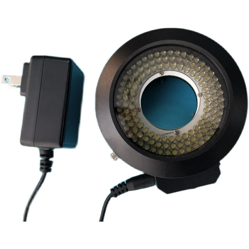 Polarized Industrial Camera, C-C-D Microscope, LED Ring Light Source, Machine Vision with Polarizer Mounting Hole 50MM 220V 9w