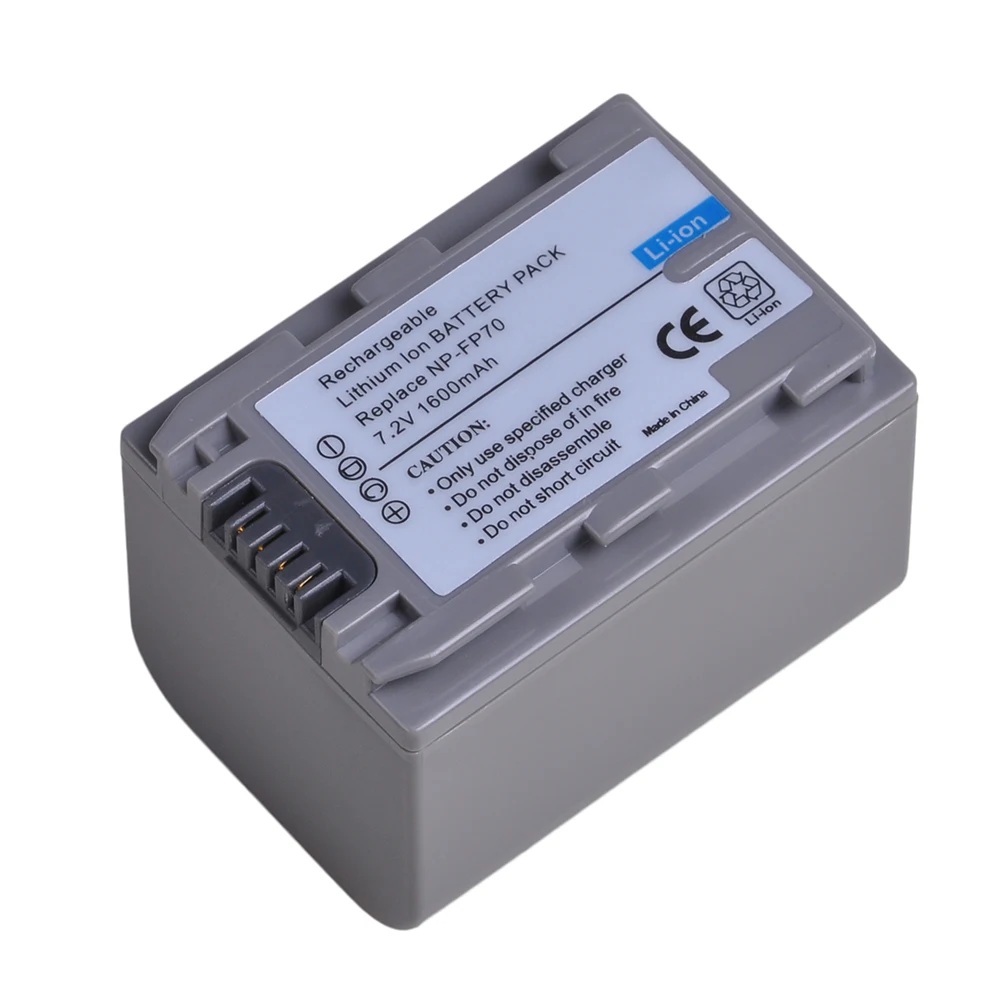 2 sztuk 1600mAh NP-FP70 NPFP70 NP FP70 bateria do Sony DCR-30, DVD92, DVD103, DVD105, DVD202, DVD203, DVD205 kamery