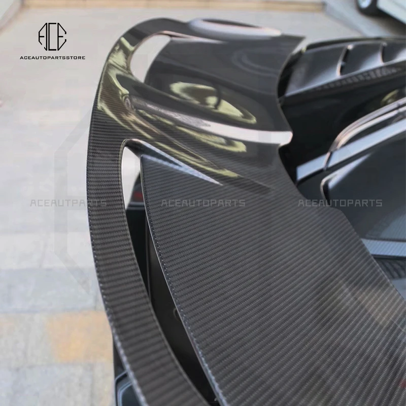 

Dry Carbon Fiber Rear Wing For McLaren 720S M Style Rear Spoilers Wing Car Tails Parts